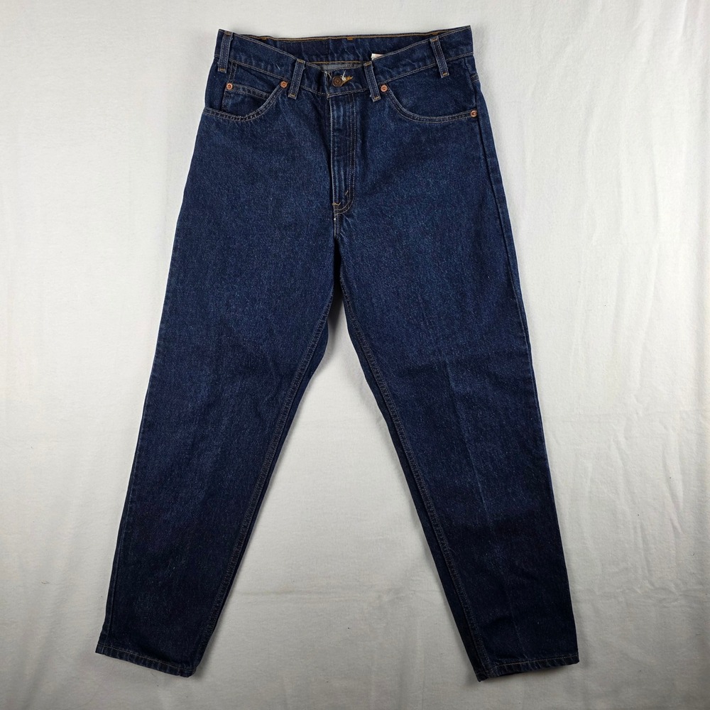 Levi's Men's Vintage 90s 550 Orange Tab Relaxed Tapered Jeans Blue W32 L30